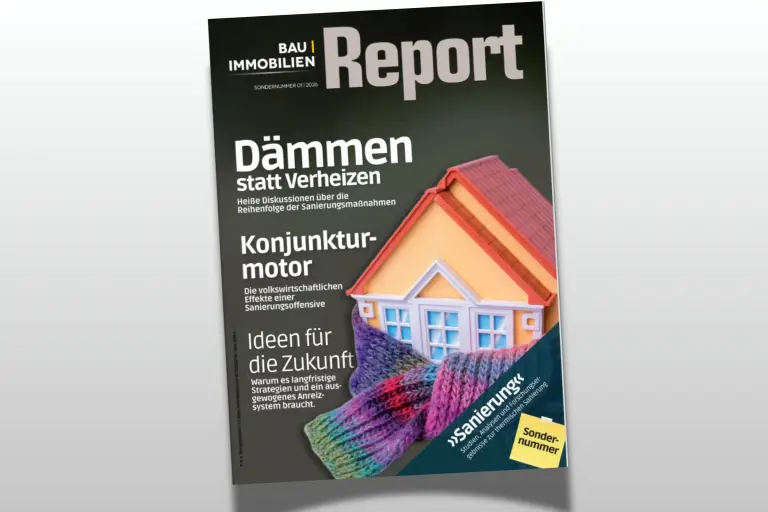 „Dämmen statt verheizen“: Sonderheft des Bau & Immobilien Report