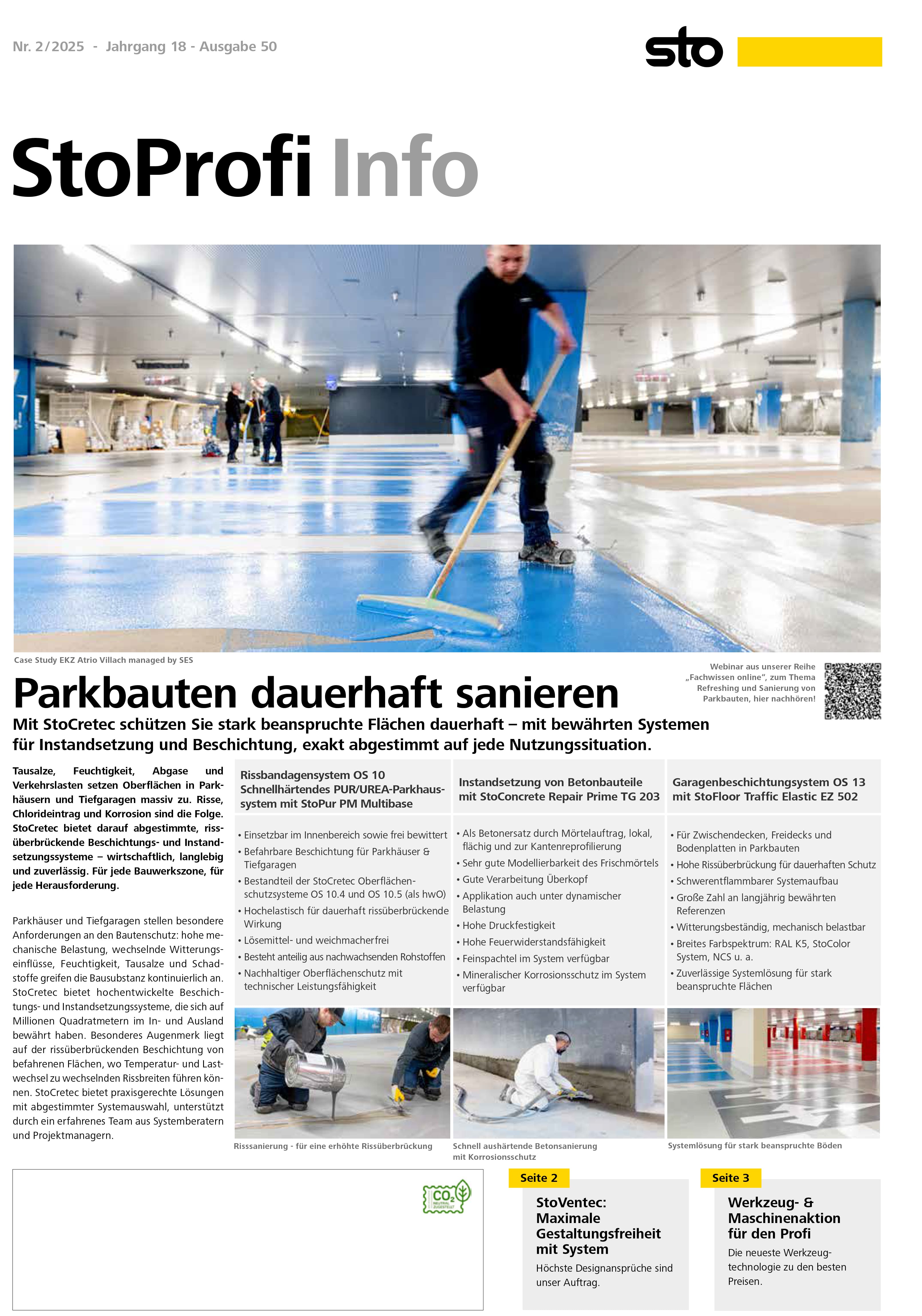 Übersicht StoProfi Infos Ausgabe 02/25