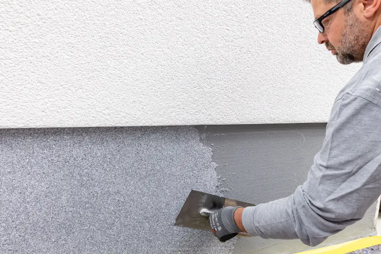 StoSuperlit auf Wand