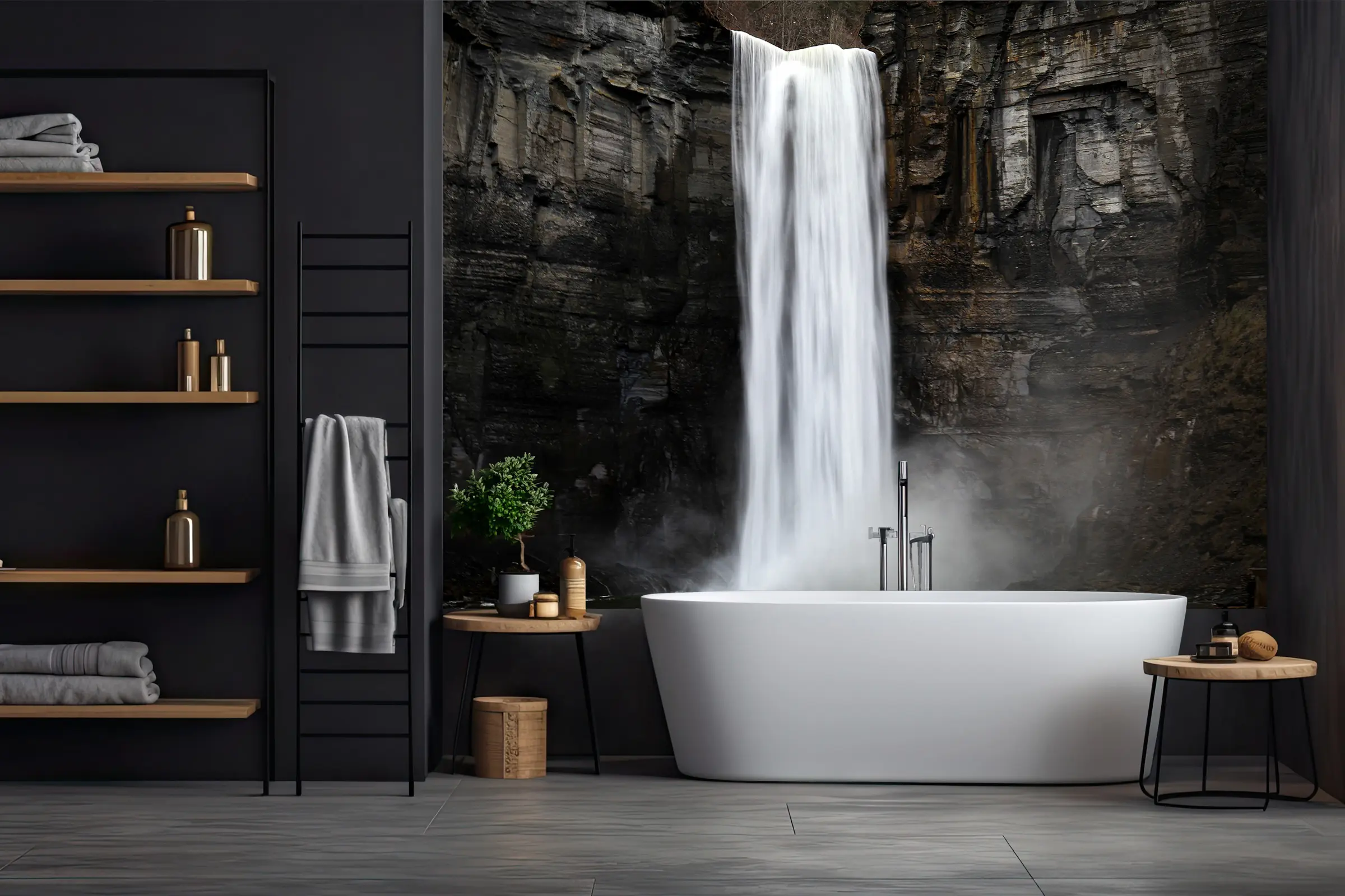 Tapete Aqua Sepia - Wandtapete StoTap Individual