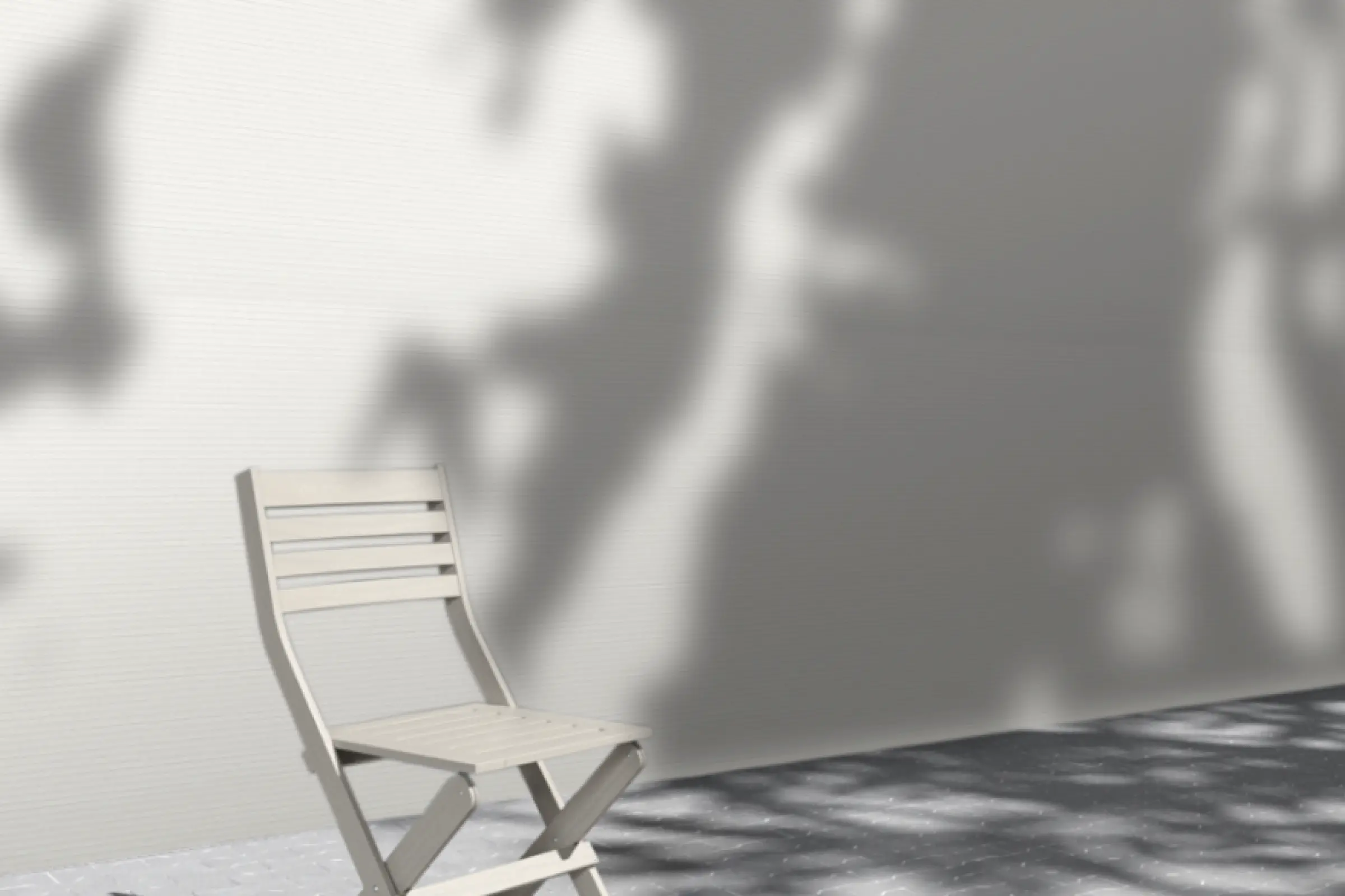 3D-Darstellung einer Außenfassade mit horizontal gestreifter StoSignature Linear 30 Textur
