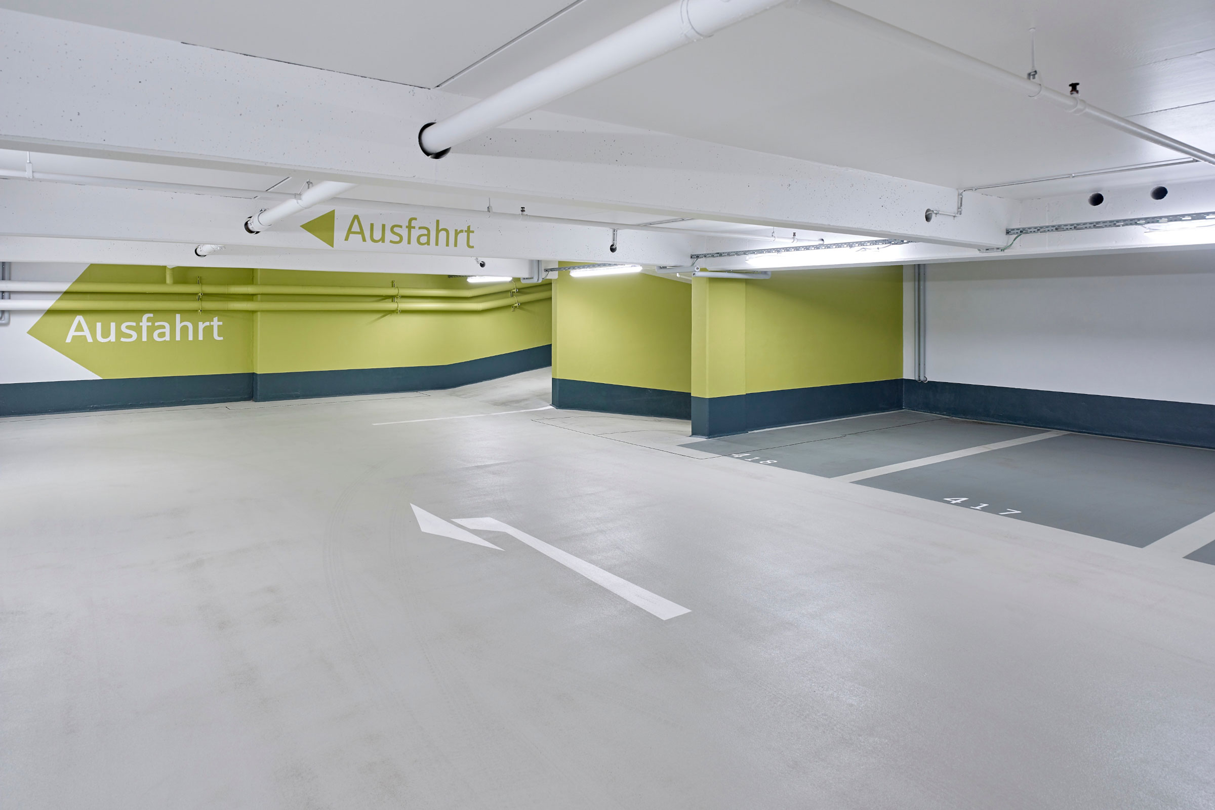 Dynamische Rissüberbrückung für WU-Betonböden in Parkbauten