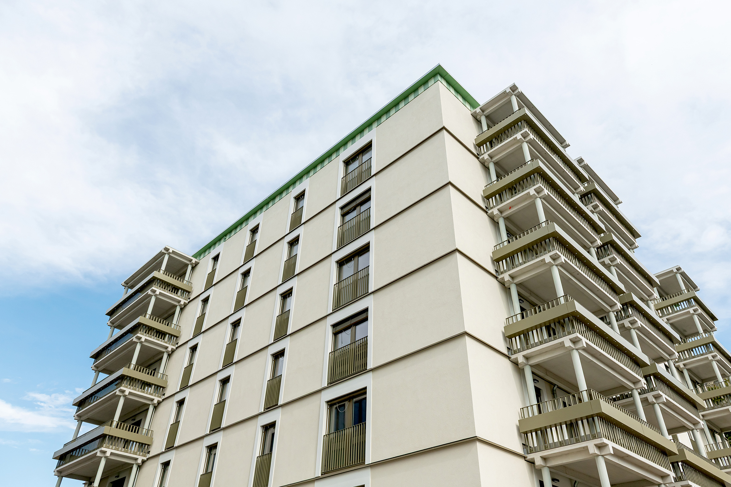 LeopoldQuartier Living, Wien - Österreichs größter Wohnbau in Holz-Hybrid-Bauweise mit der Fassadenkompetenz von Sto!