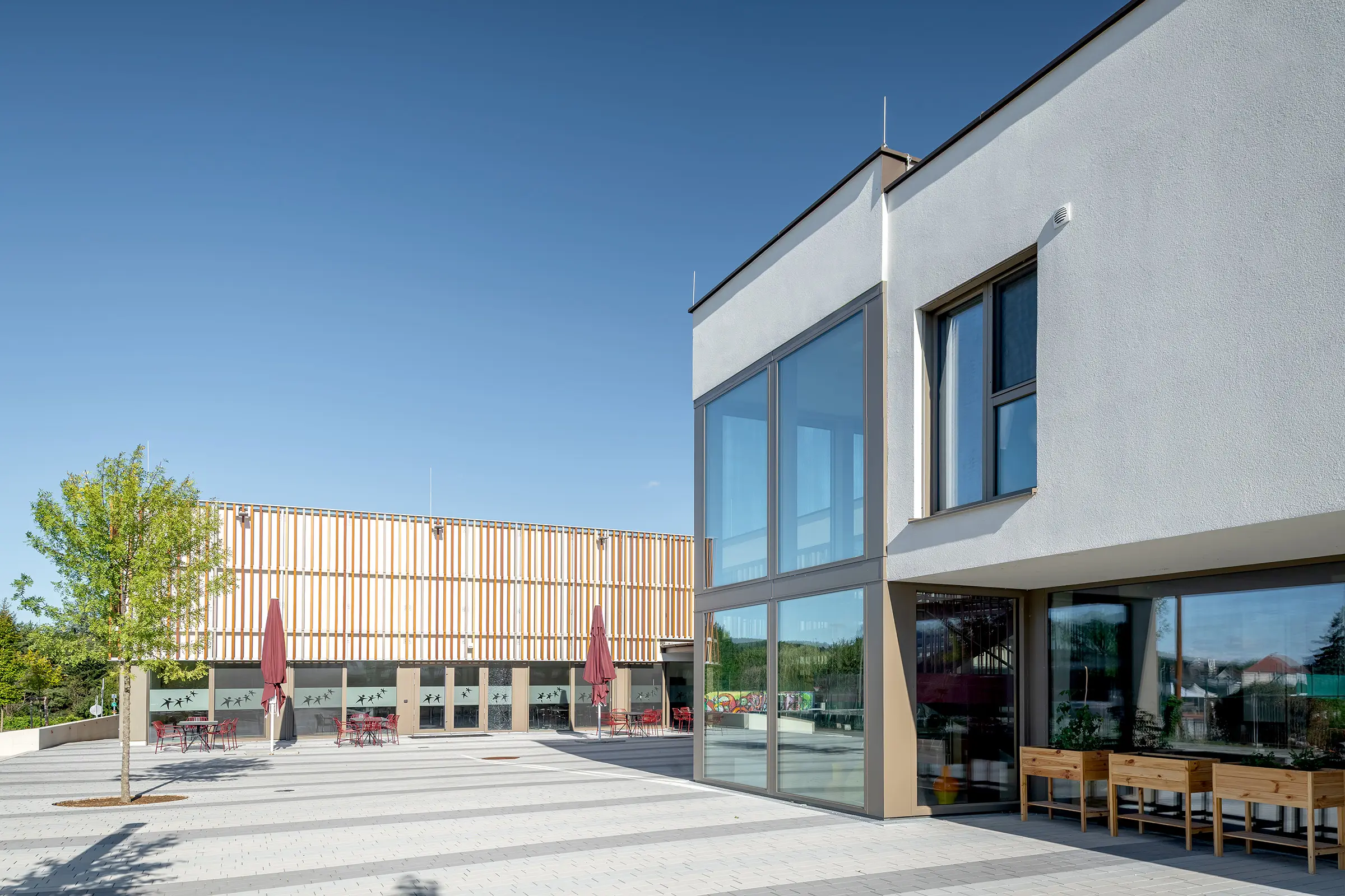 Gästehaus Stoob, Internationale Keramikfachschule, StoTherm Wood