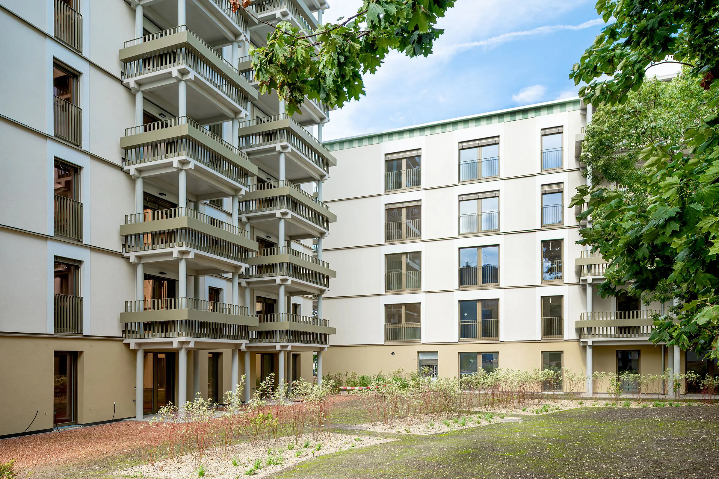 LeopoldQuartier Living, Wien, Holz-Hybrid Bauweise, StoVentec R