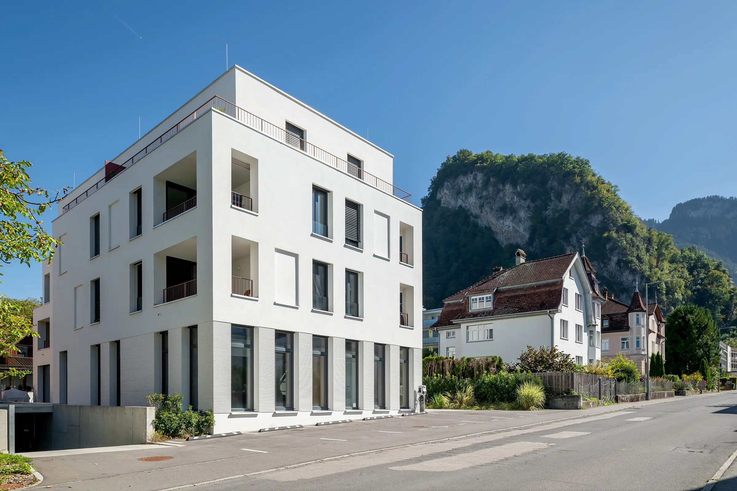 Maximilian, Hohenems, StoTherm Vario, StoSignature Exterior Linear 30