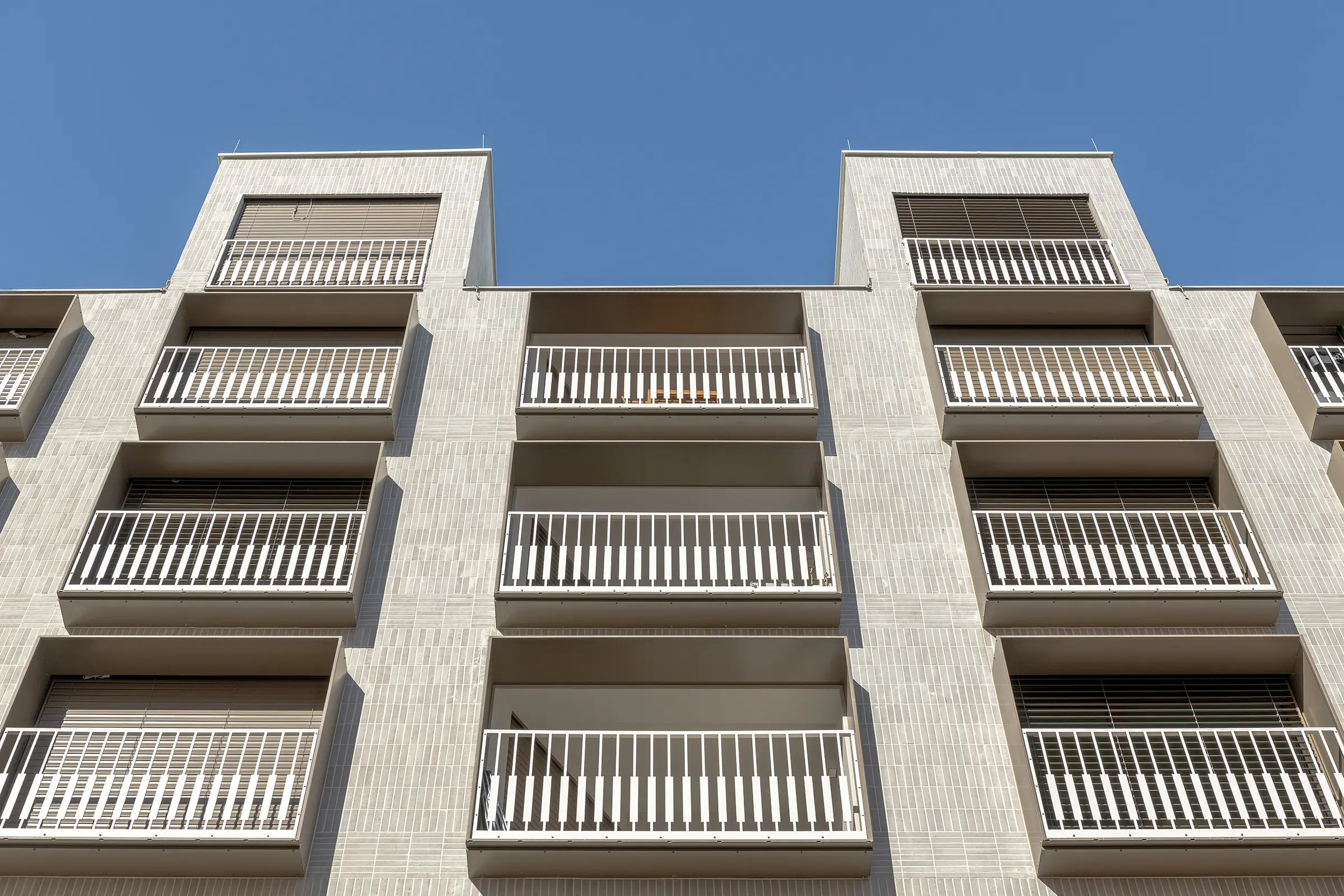 Wohnbau Porzellangasse, StoBrick Klinkerfassade