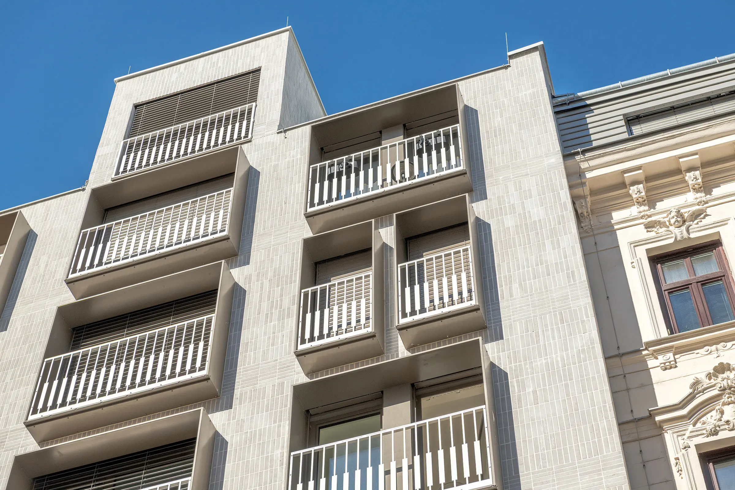 Wohnbau Porzellangasse, StoBrick Klinkerfassade