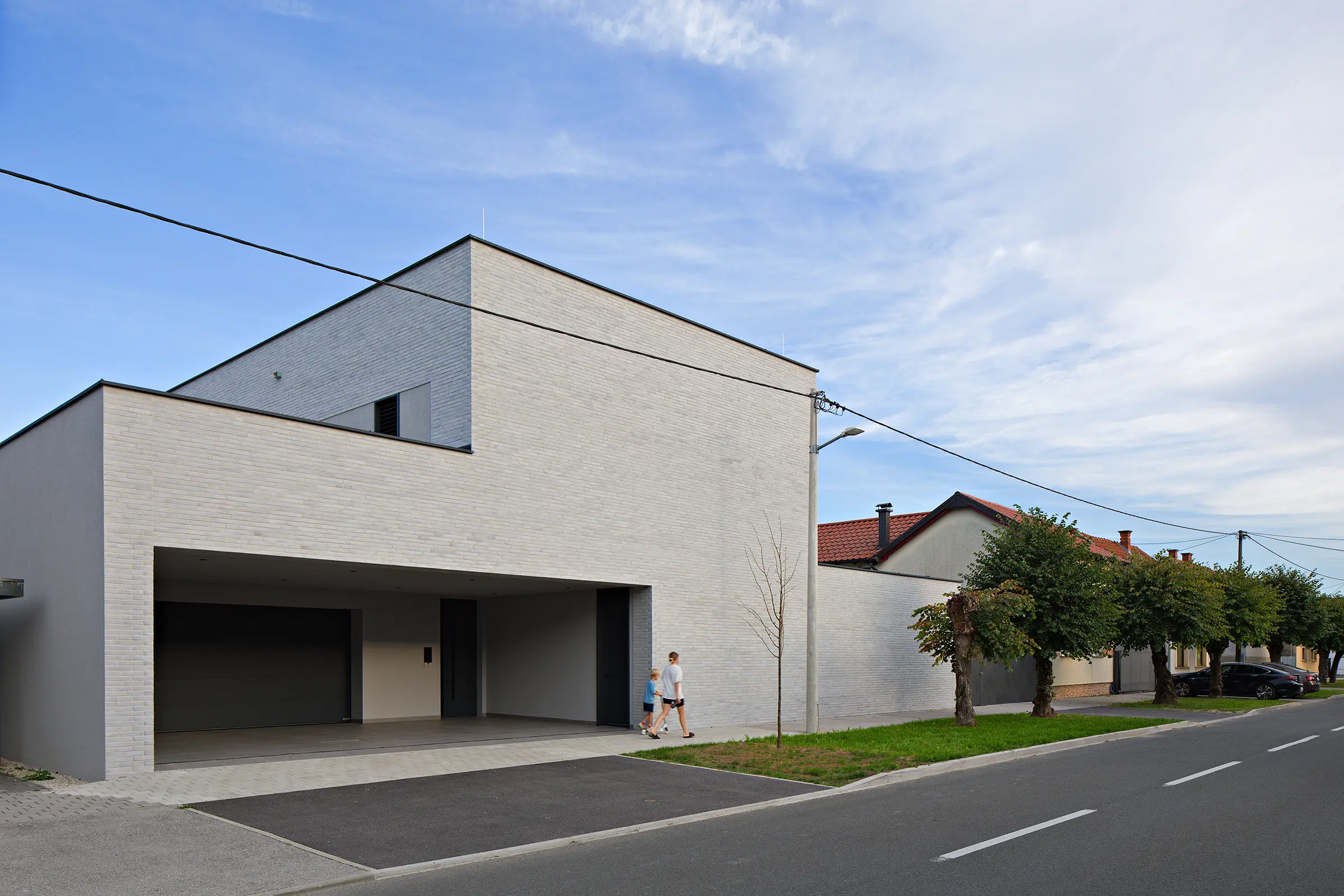Villa Čakovec, Zagreb, Kroatien, StoBrick, gedämmte Klinkerfassade