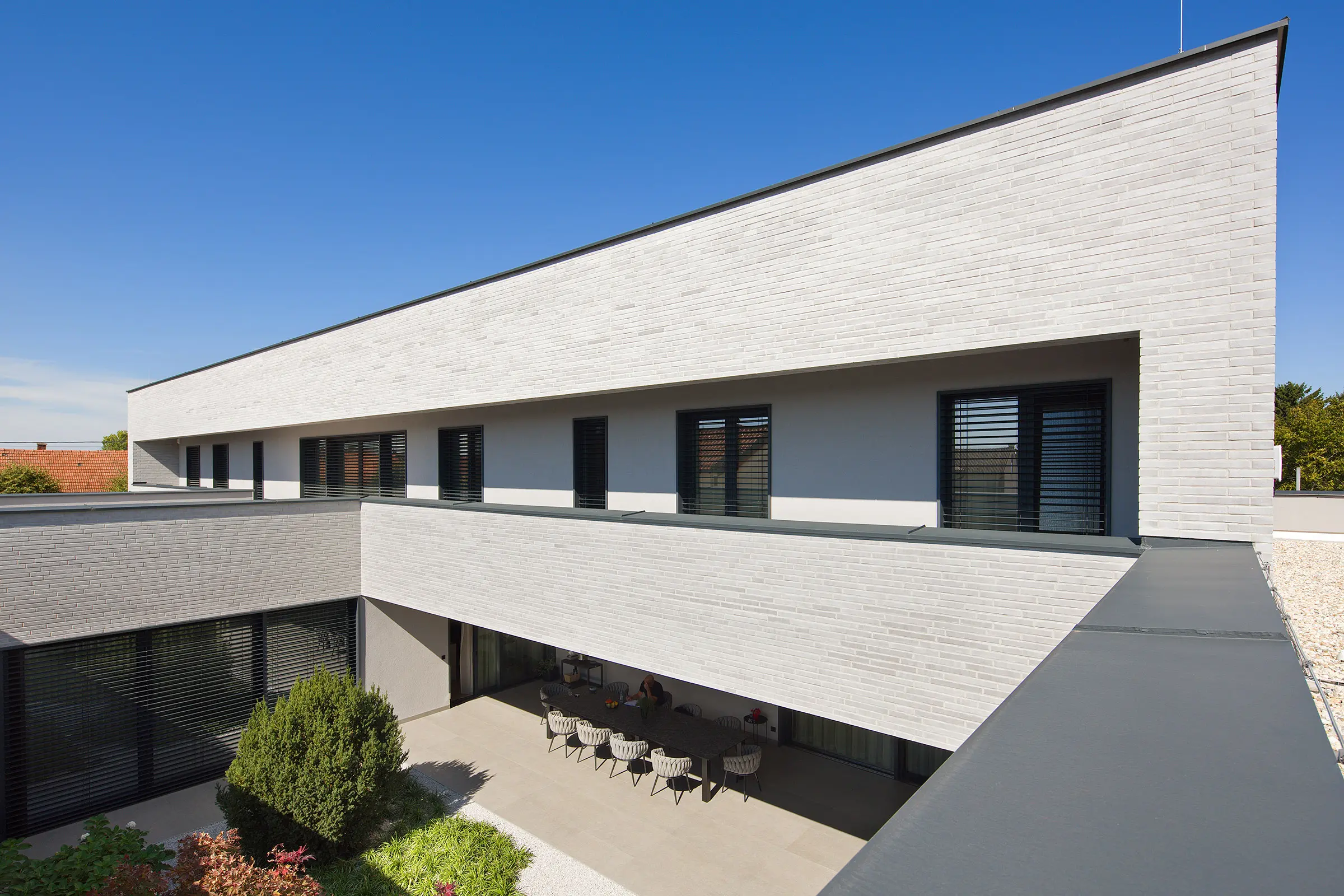 Villa Čakovec, Zagreb, Kroatien, StoBrick, gedämmte Klinkerfassade