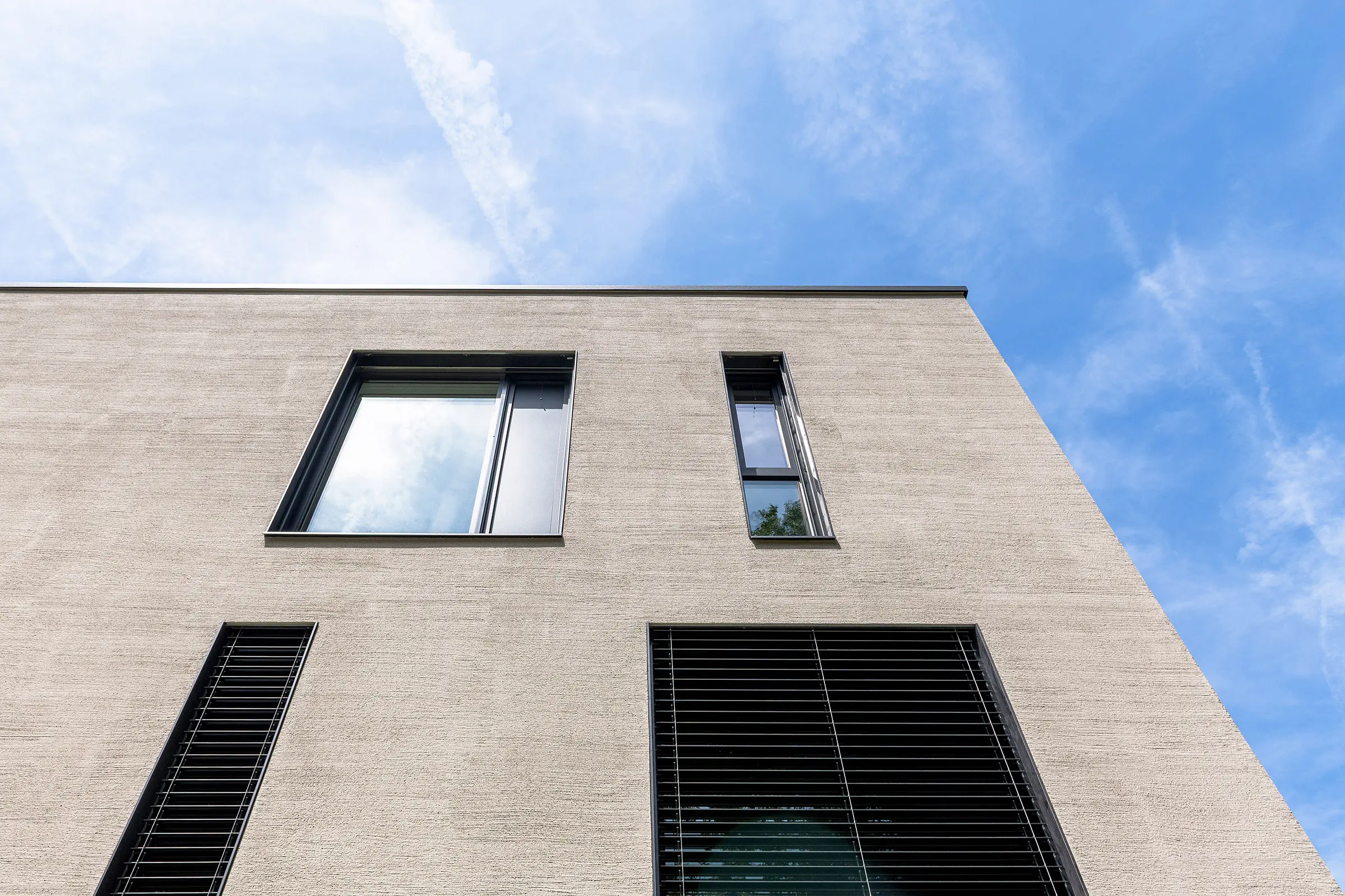 Wohn- und Bürohaus Jerolitschstraße, Klagenfurt, Kreative Putzfassade, StoSignature Exterior