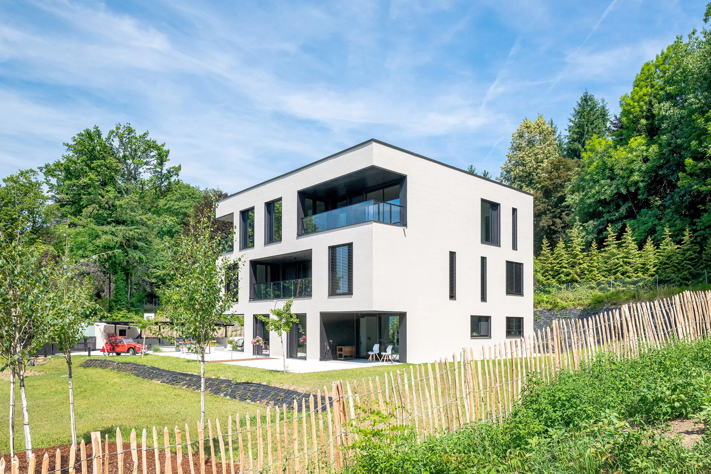 Wohn- und Bürohaus Jerolitschstraße, Klagenfurt, Kreative Putzfassade, StoSignature Exterior