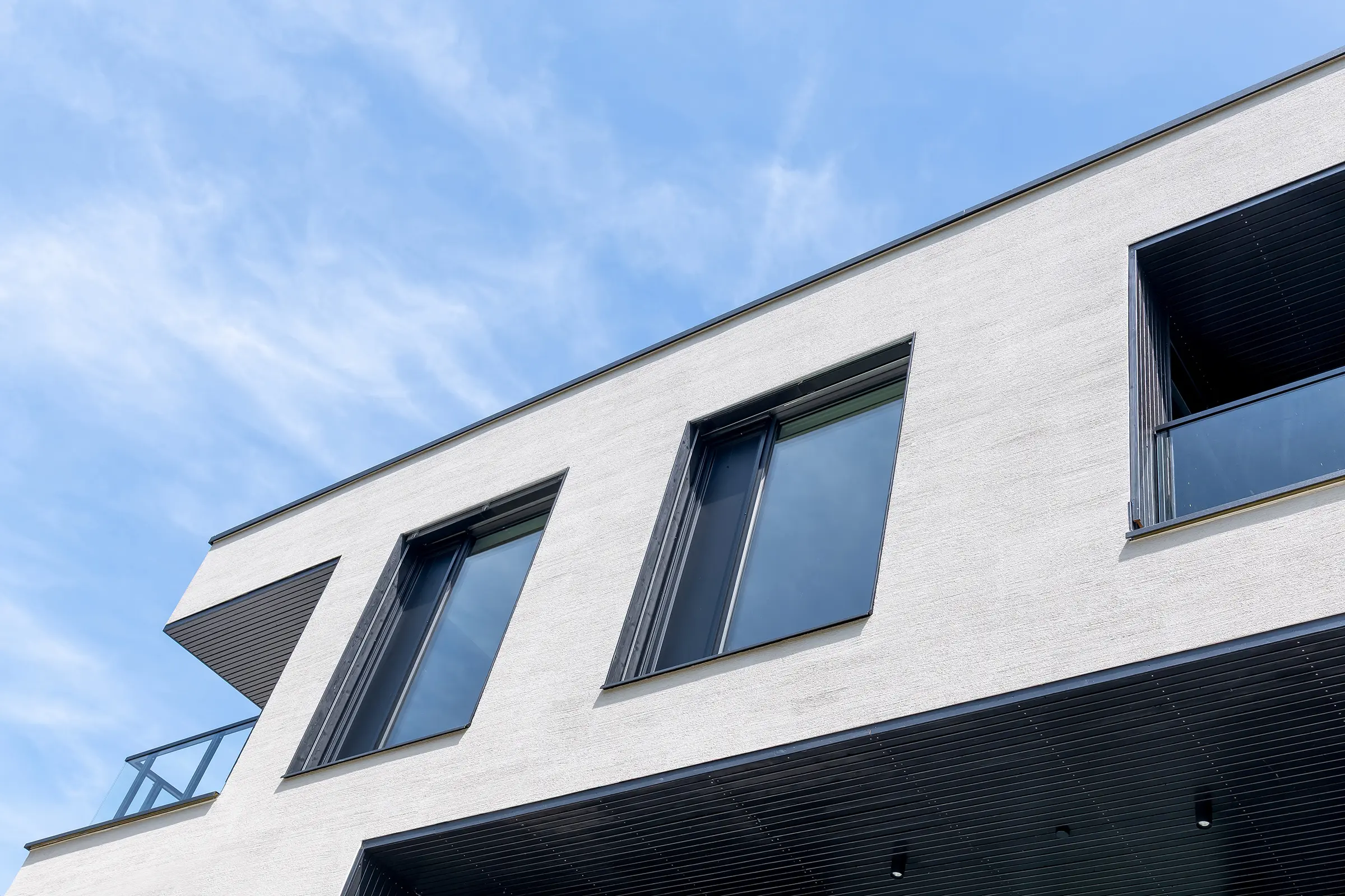 Wohn- und Bürohaus Jerolitschstraße, Klagenfurt, Kreative Putzfassade, StoSignature Exterior