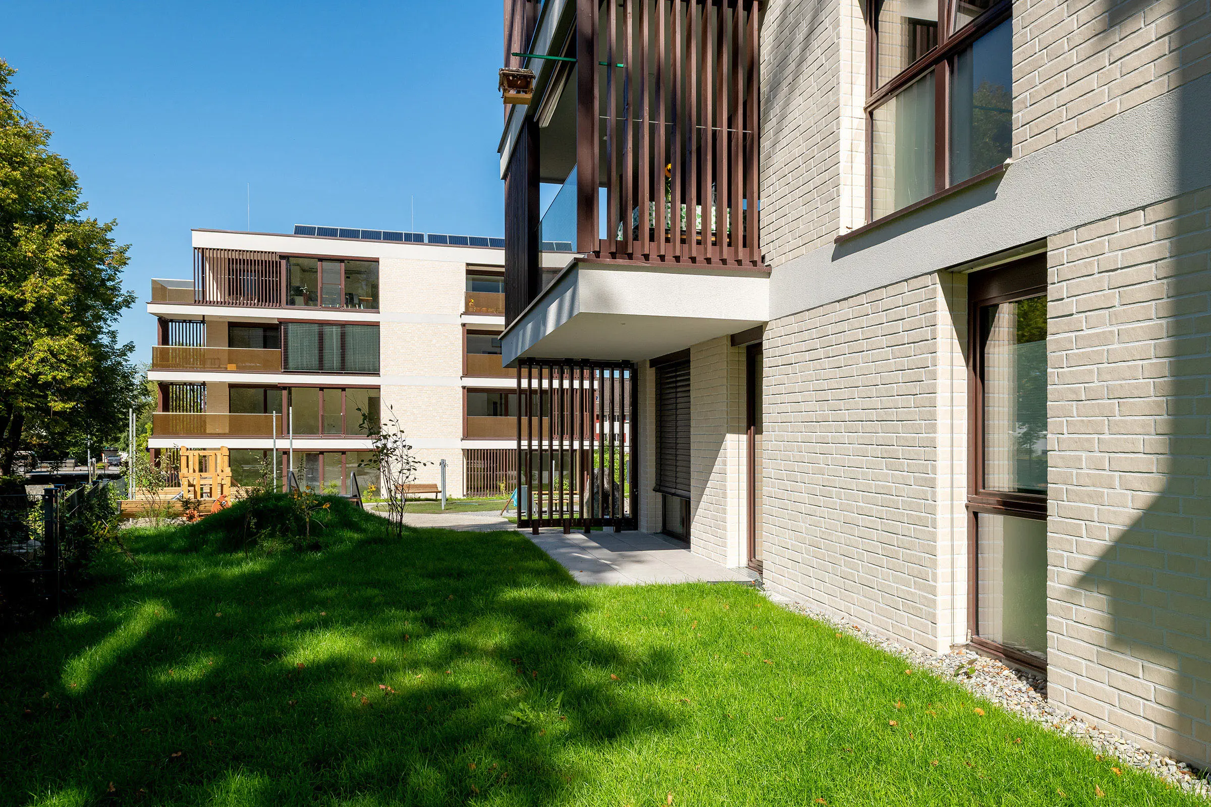 Wohnanlage am Emsbach, Hohenems, AT, StoBrick Klinkerfassade