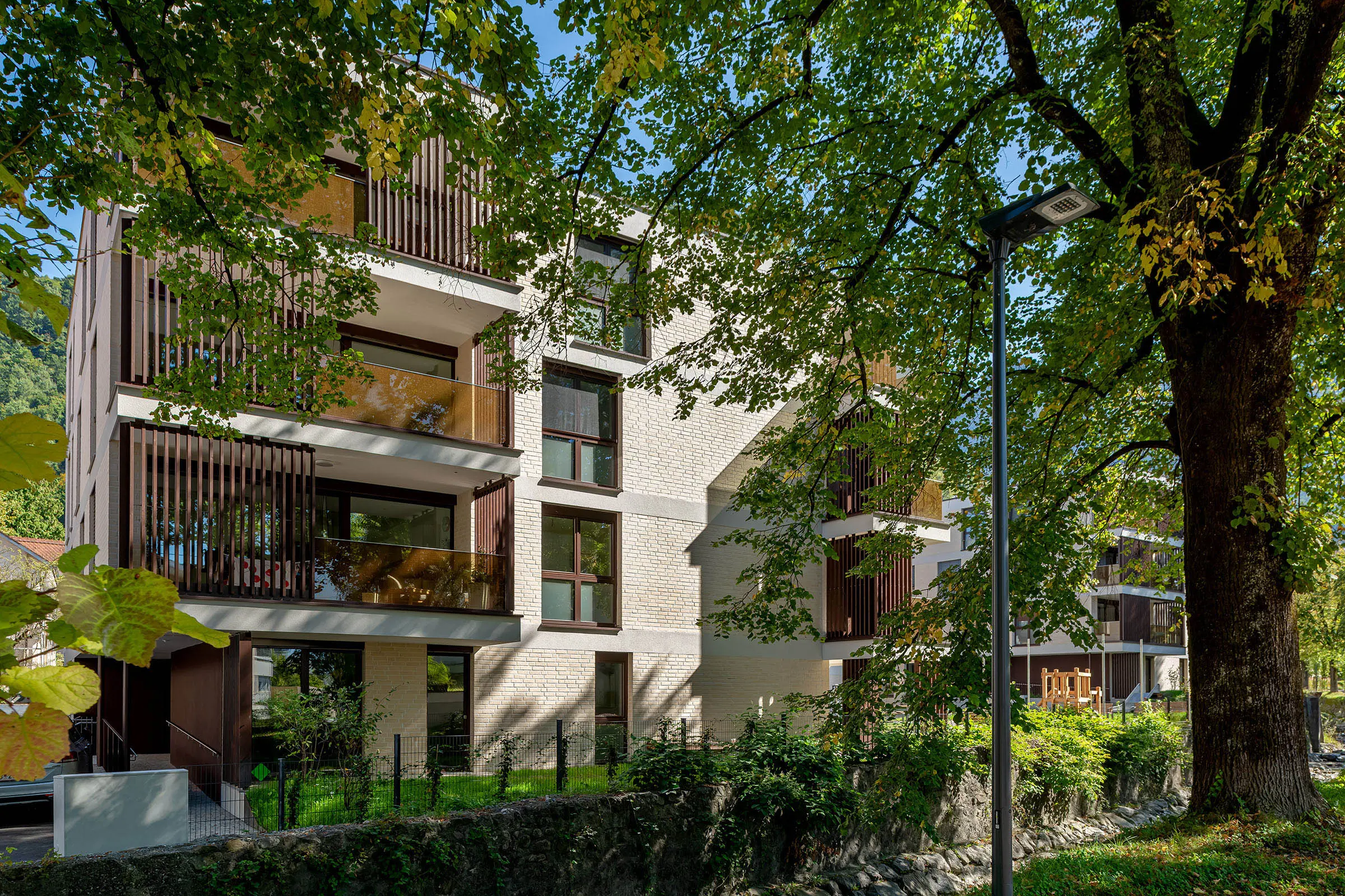 Wohnanlage am Emsbach, Hohenems, AT, StoBrick Klinkerfassade