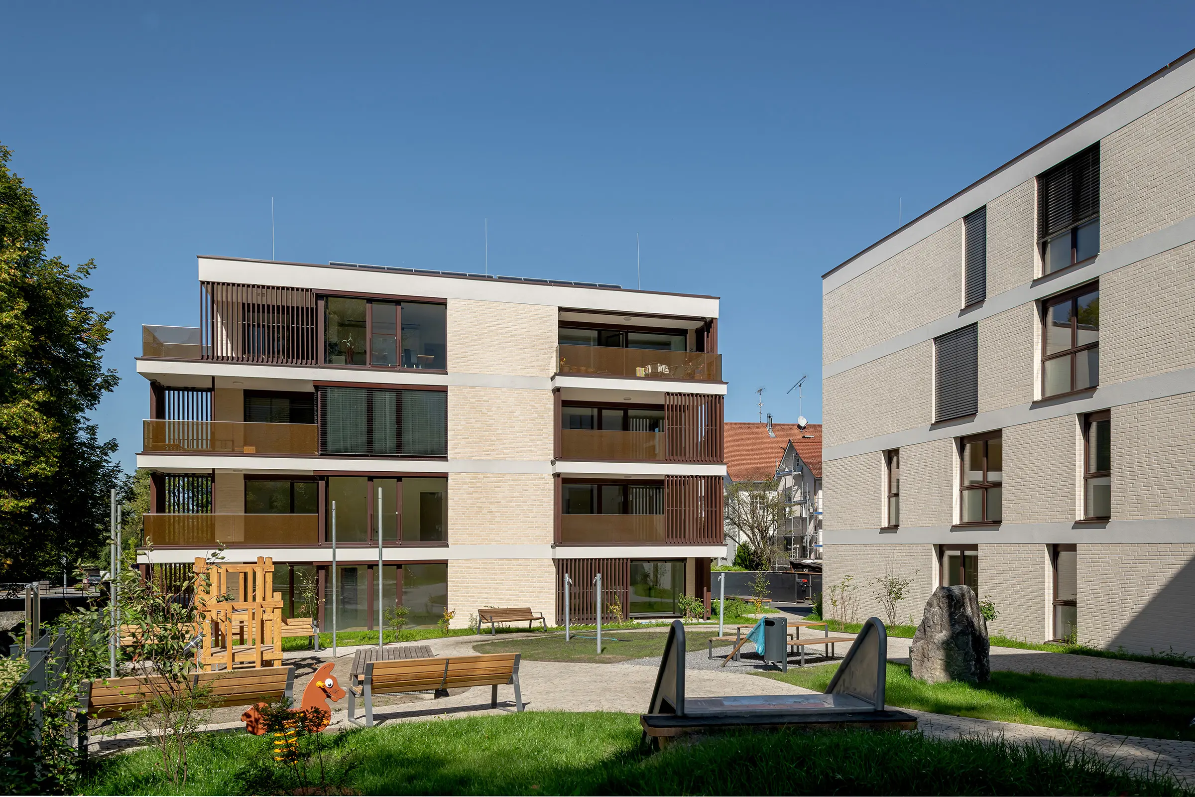 Wohnanlage am Emsbach, Hohenems, AT, StoBrick Klinkerfassade