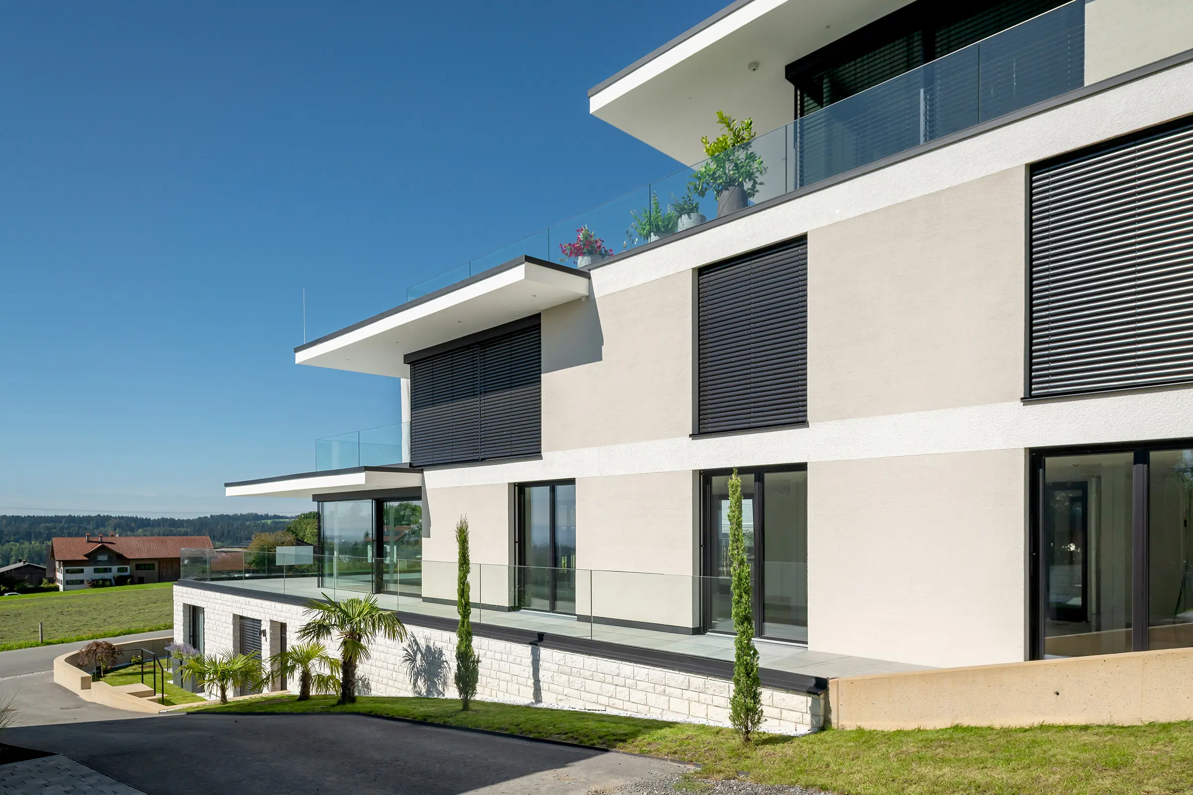 Wohnanlage am Giggelstein, Hörbranz, StoStone Natursteinriemchen San Pietro