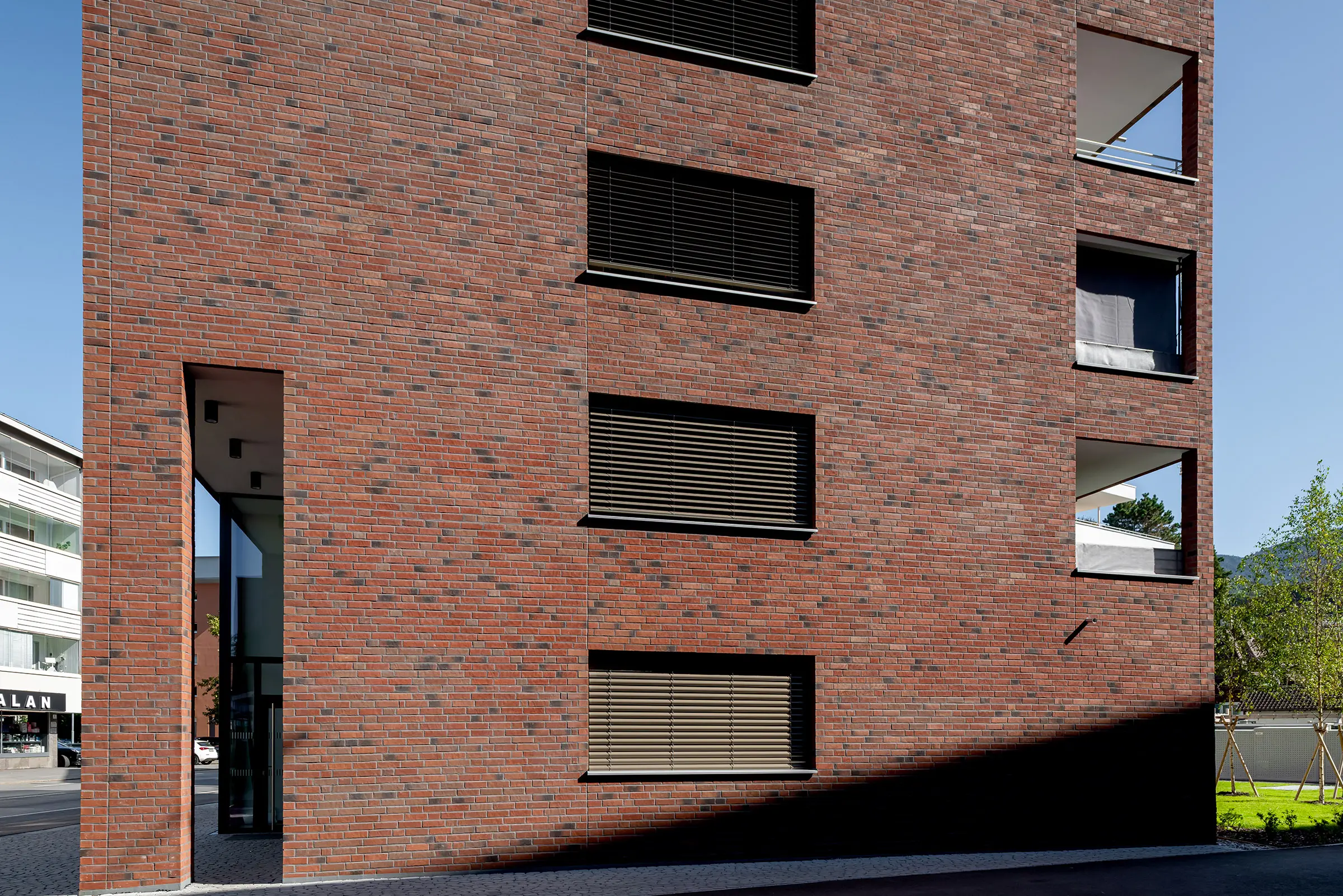 Wohnanlage Lengauer, Dornbirn, StoBrick Klinkerfassade