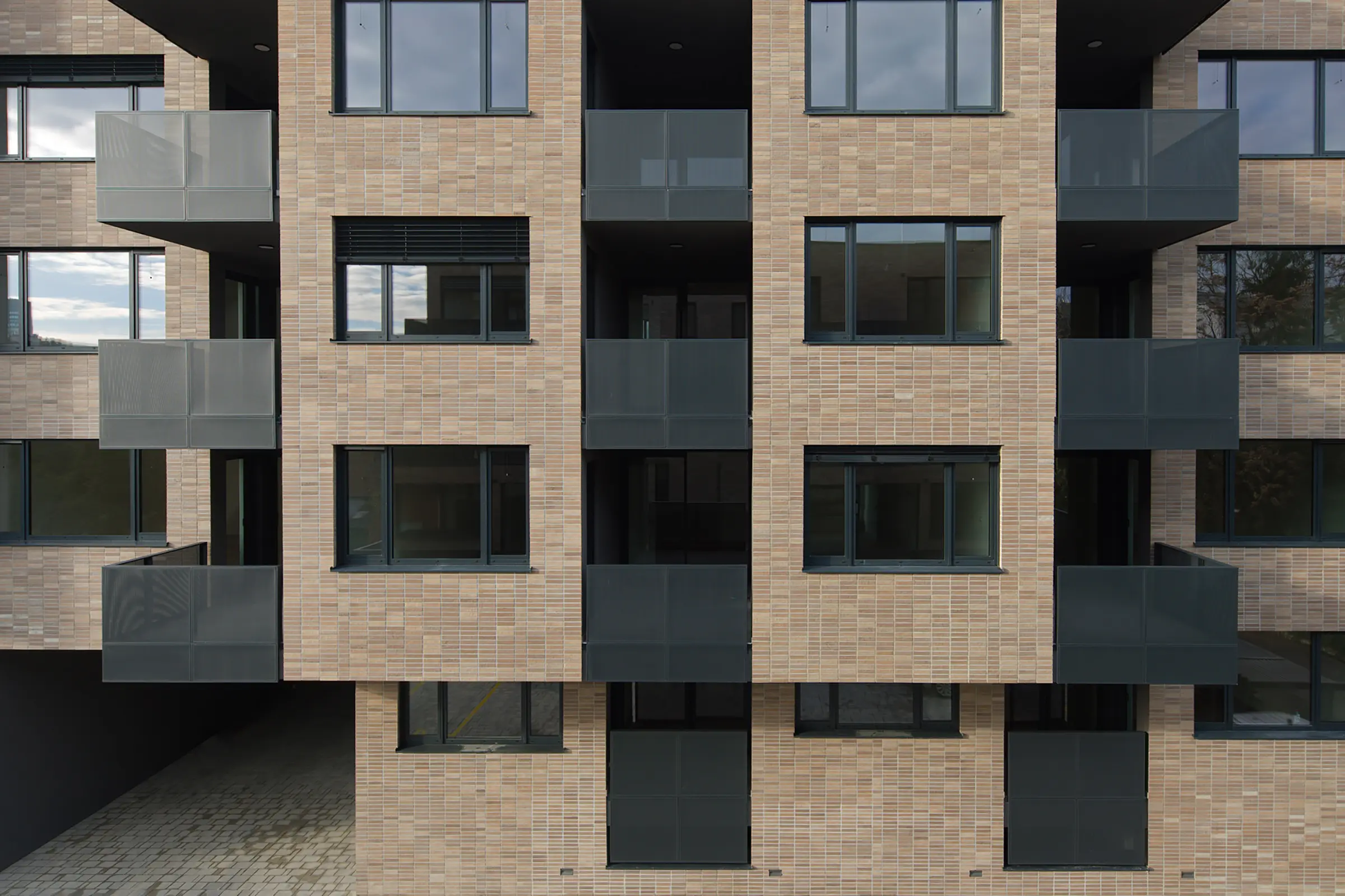 Wohnanlage Trakošćanska, Zagreb, Kroatien, StoBrick Klinkerfassade