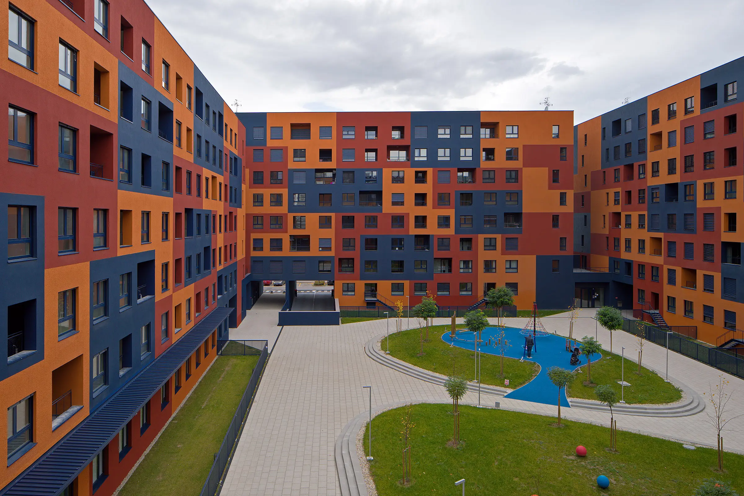 Wohnanlage Baruna Filipovića, Zagreb, StoColor Dryonic® S, X-black Technologie