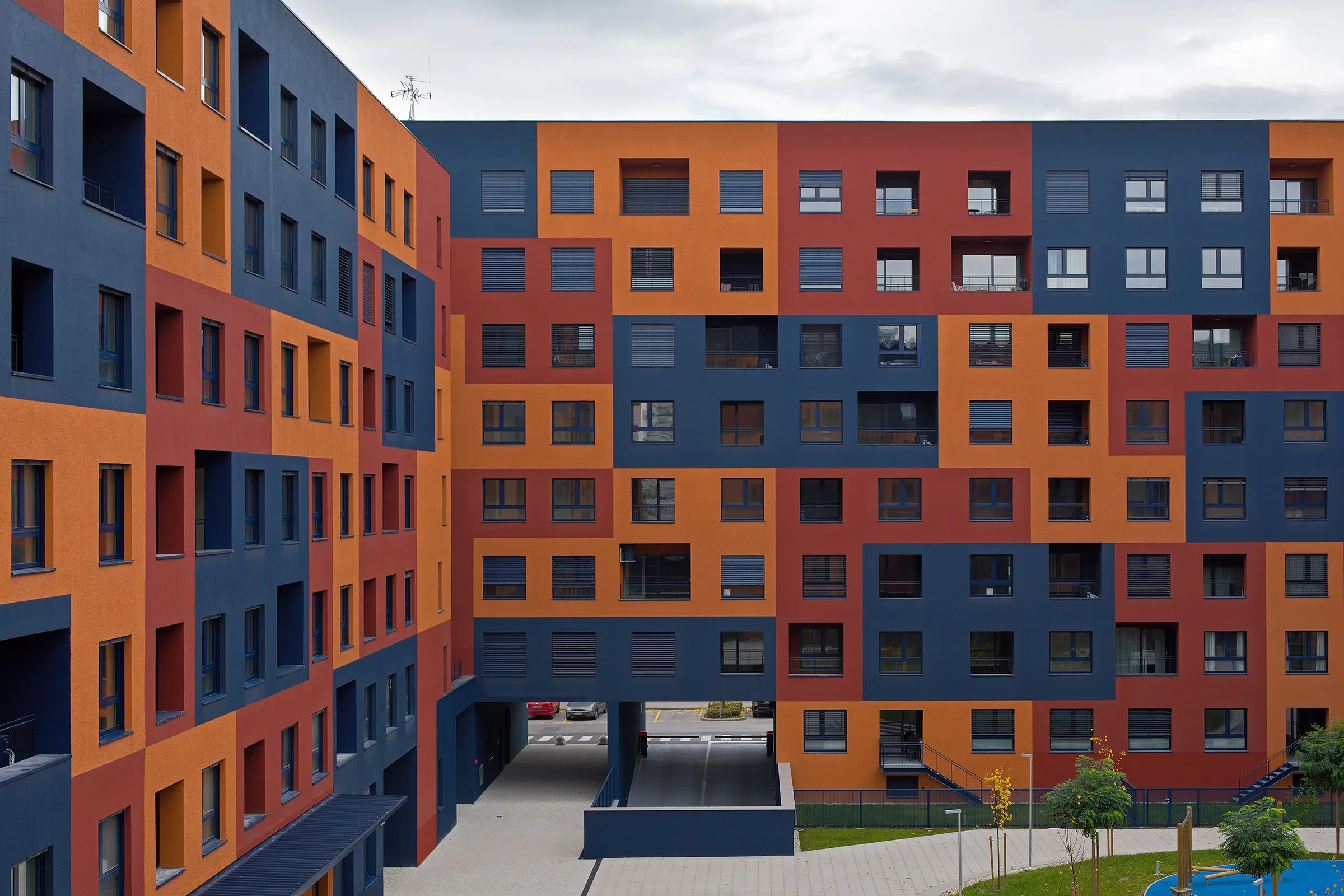 Wohnanlage Baruna Filipovića, Zagreb, StoColor Dryonic® S, X-black Technologie