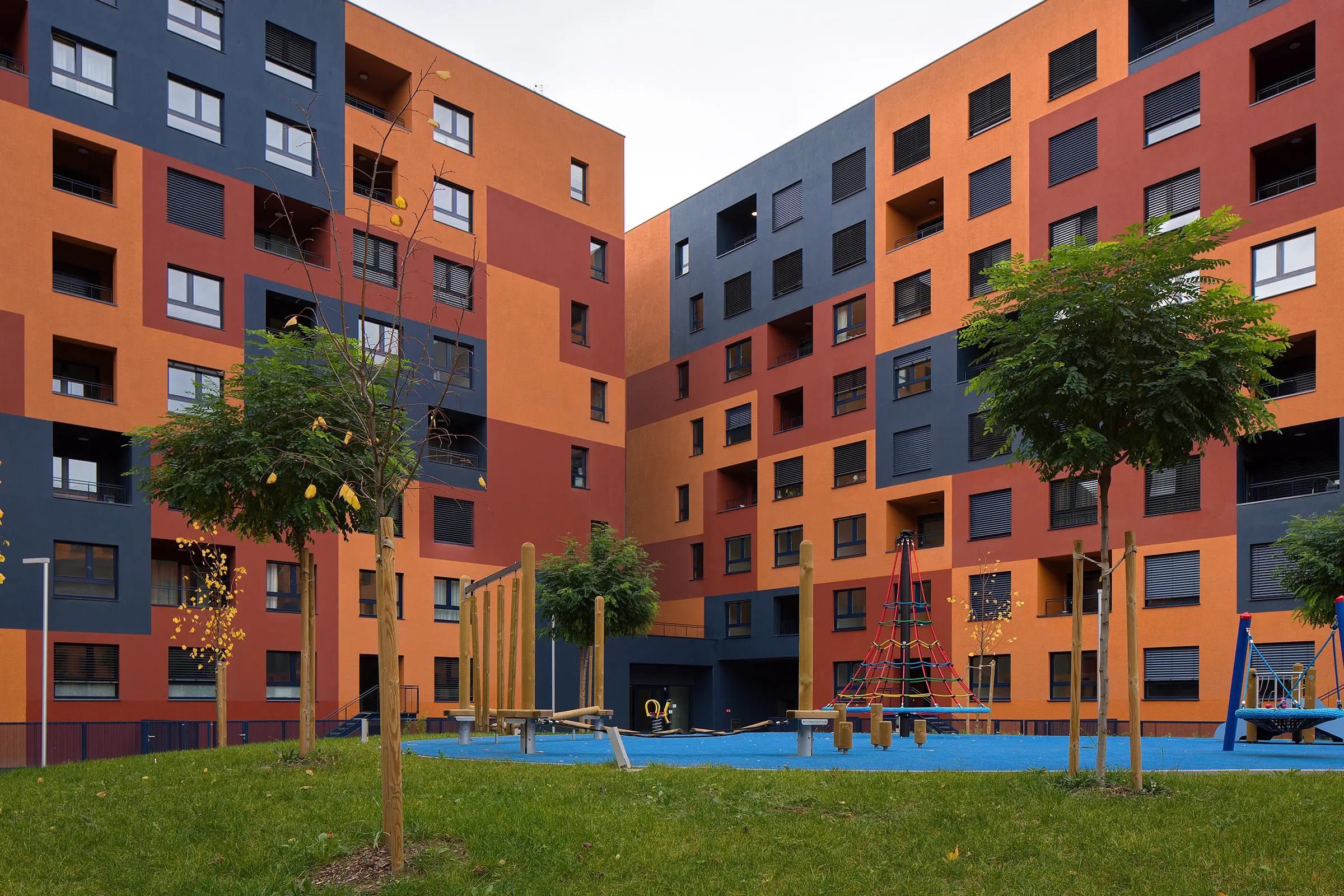 Wohnanlage Baruna Filipovića, Zagreb, StoColor Dryonic® S, X-black Technologie