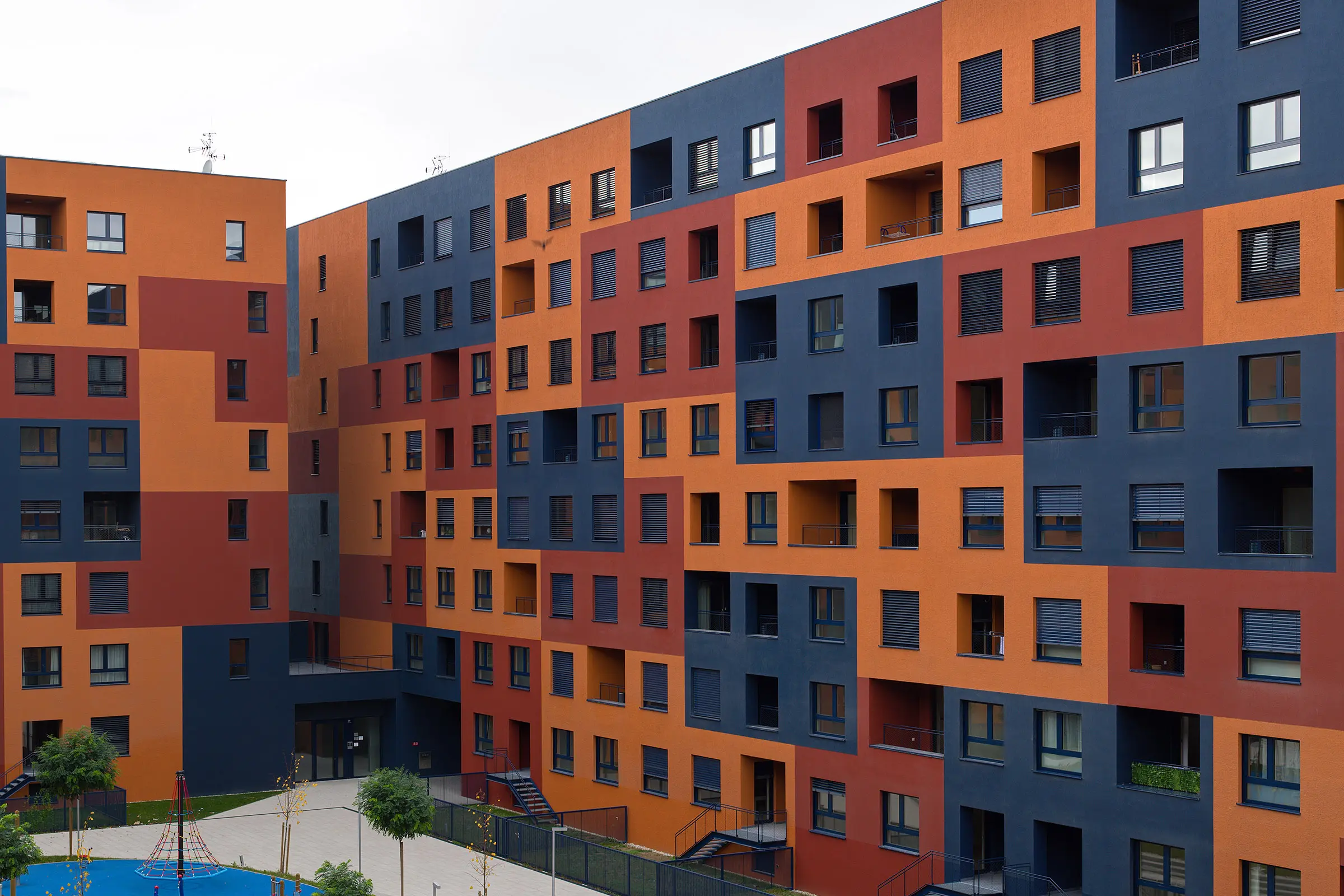 Wohnanlage Baruna Filipovića, Zagreb, StoColor Dryonic® S, X-black Technologie