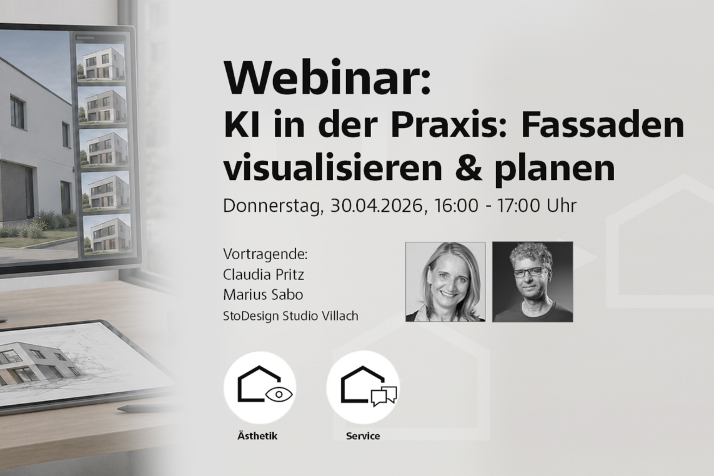 Webinar KI in der Praxis: Fassaden visualisieren & planen