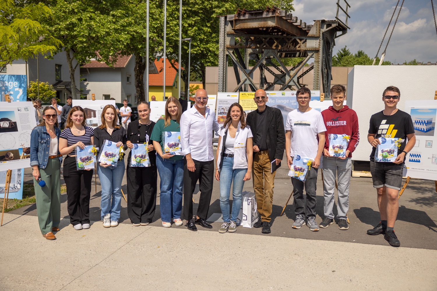 Das Sieger-Team der Sto Eisblock-Challenge 2025