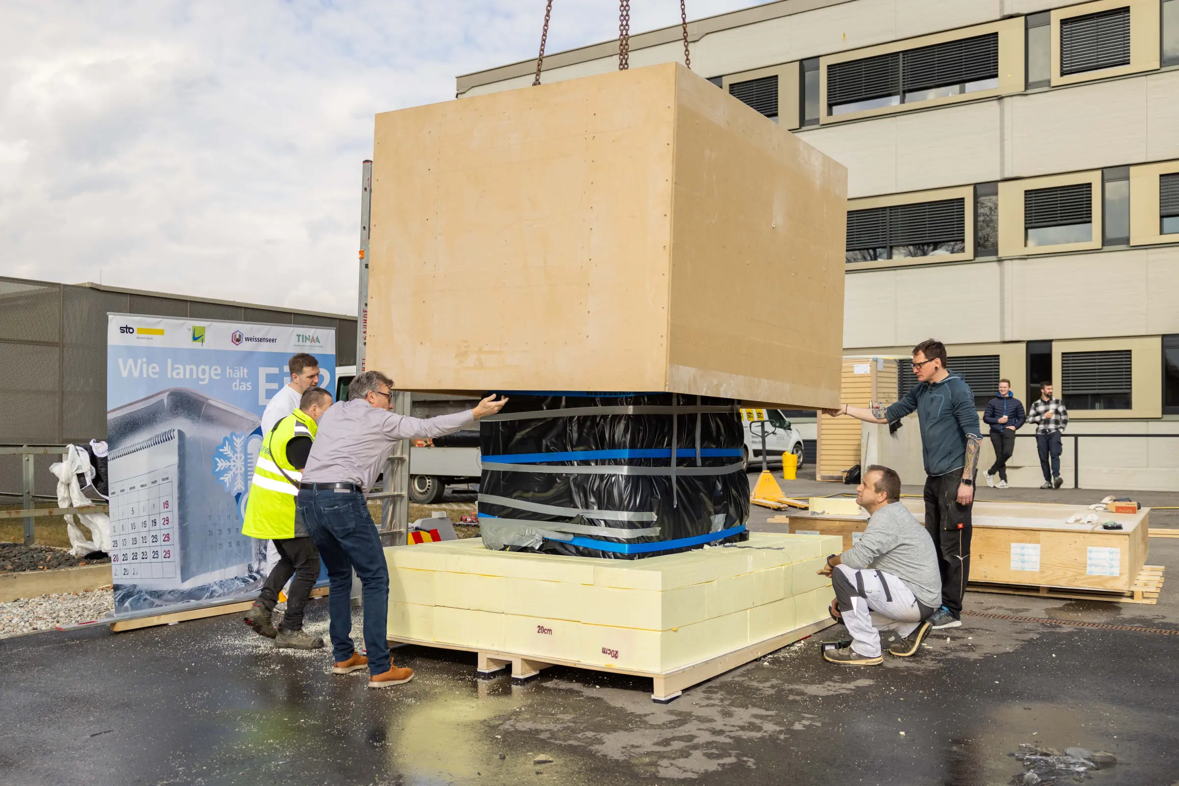 Die Sto Eisblock-Challenge