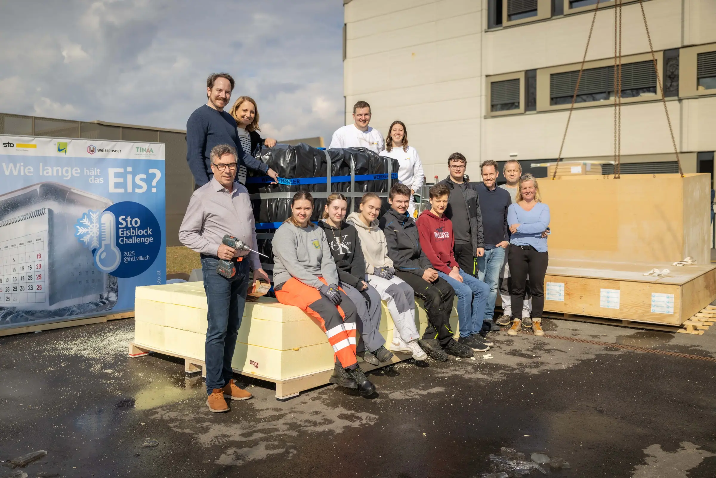 Die Sto Eisblock-Challenge