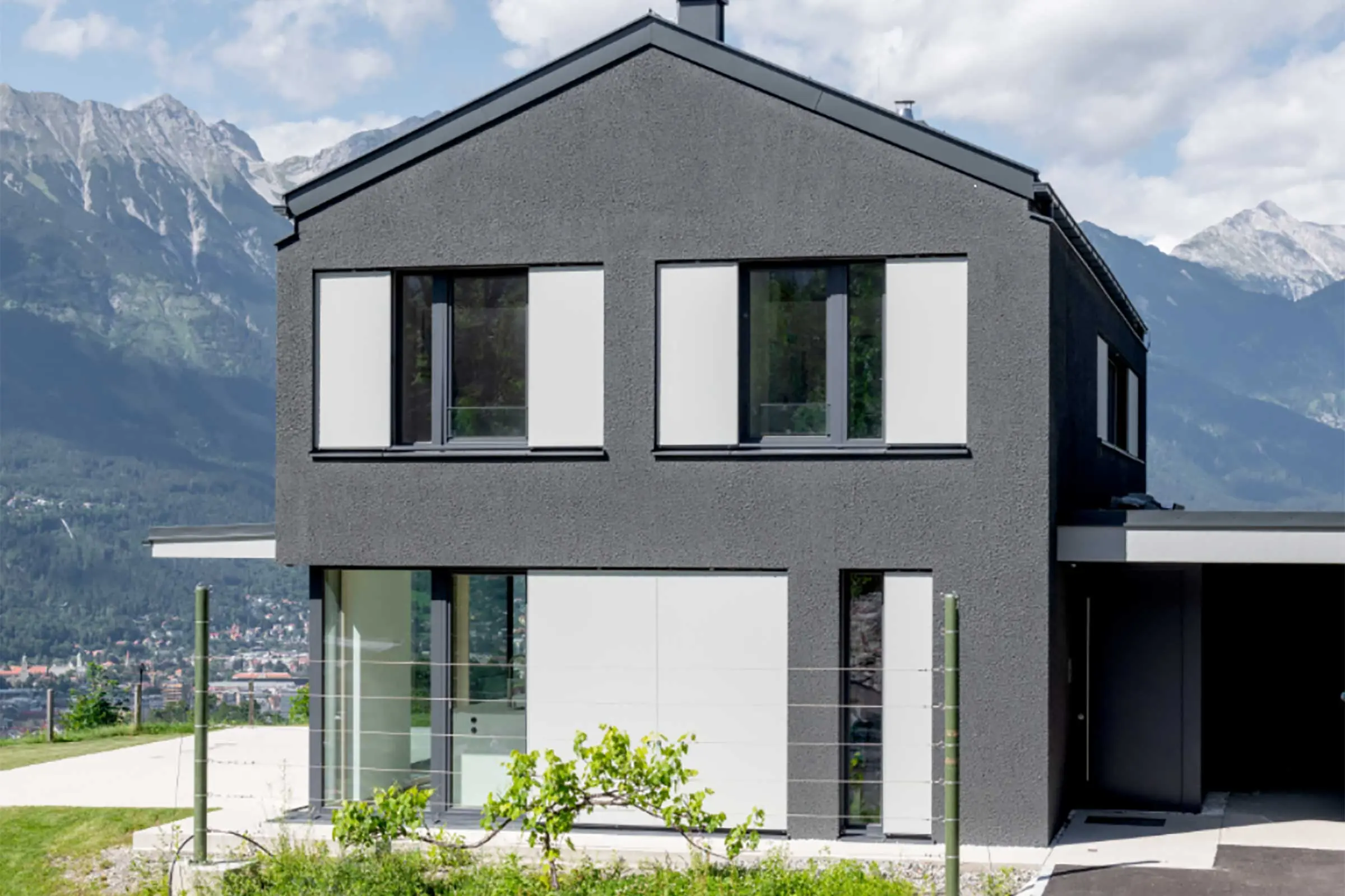 Fassadenfarben dunkelgrau - Sto