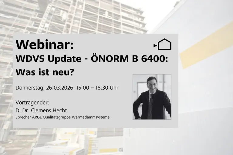 Webinar WDVS Önorm B 6400
