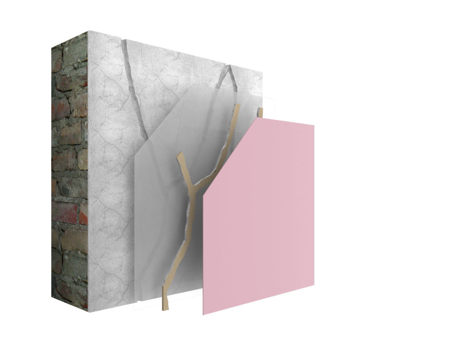 Sto-Risssanierungssystem mit Fassadenfarben